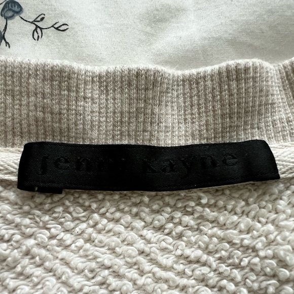 Jenni Kayne Saturday Sweatshirt in Oatmeal - Size L - Picture 4 of 5